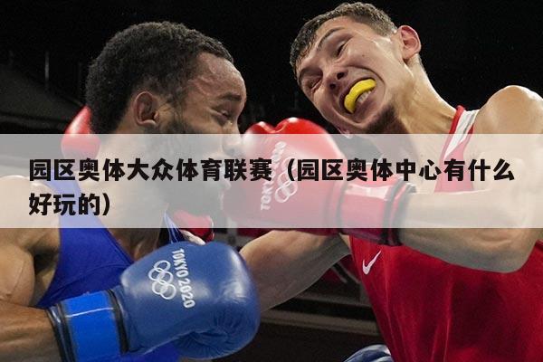 园区奥体大众体育联赛(园区奥体中心有什么好玩的)