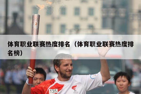 体育职业联赛热度排名（体育职业联赛热度排名榜）