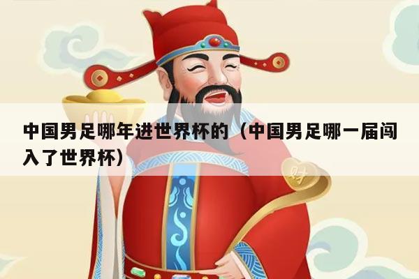 中国男足哪年进世界杯的（中国男足哪一届闯入了世界杯）